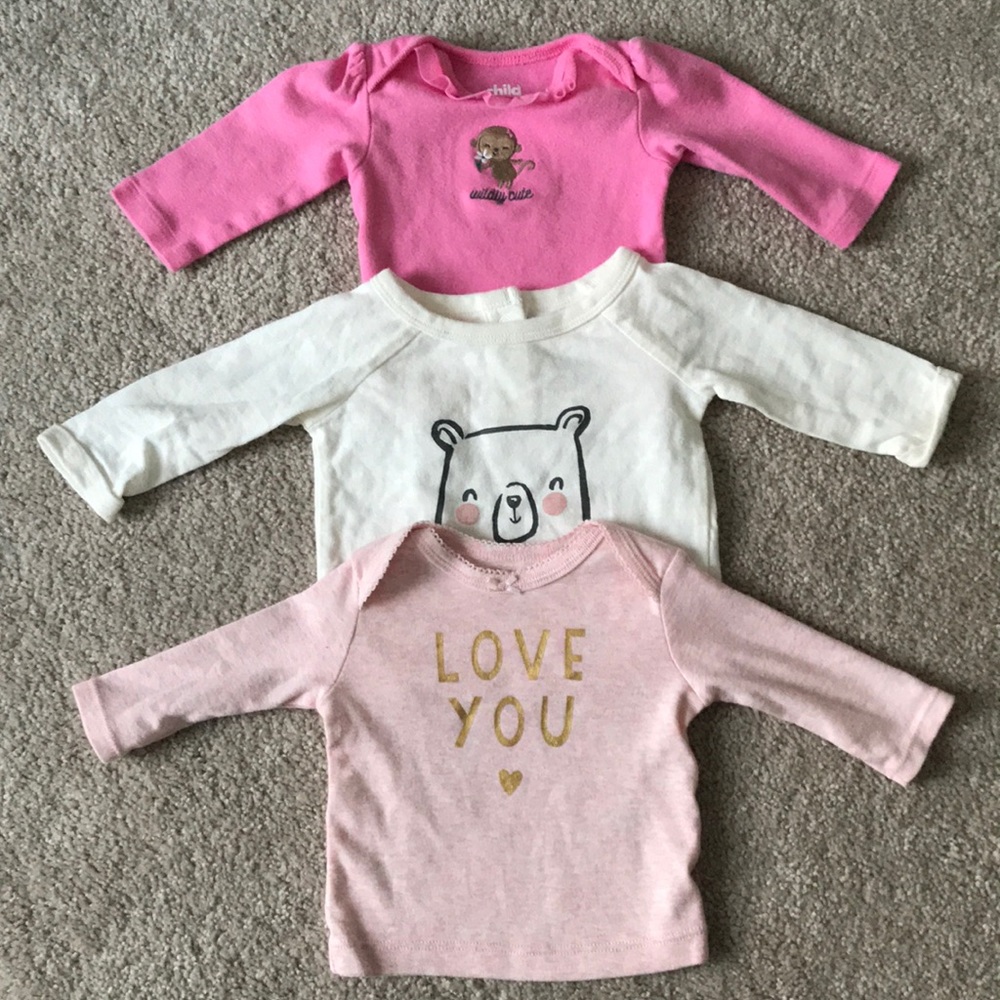 Newborn Shirts Bundle (size NB)
